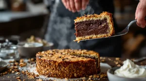 C'est la nouvelle recette qui fait fureur cet hiver : le gâteau noisettes-chocolat à la croûte ultra craquante (et vraiment facile)