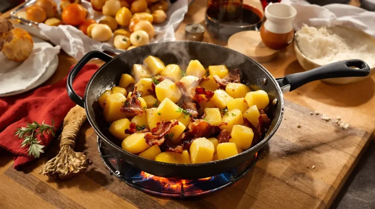 Je la prépare en 10 minutes pour toute la famille : ma poêlée poireaux-pommes-lardons ultra simple et rapide