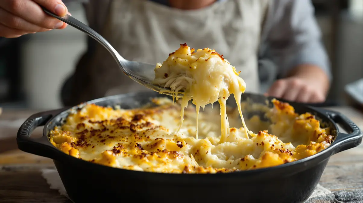 « Je le prépare la veille » : mon hachis parmentier au poulet et poireaux reste moelleux réchauffé « Je le prépare la veille » : mon hachis parmentier au poulet et poireaux reste moelleux réchauffé