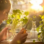 Je ne replante plus mes boutures : cette astuce à moins de 15 € crée un jardin d’intérieur sans terreau