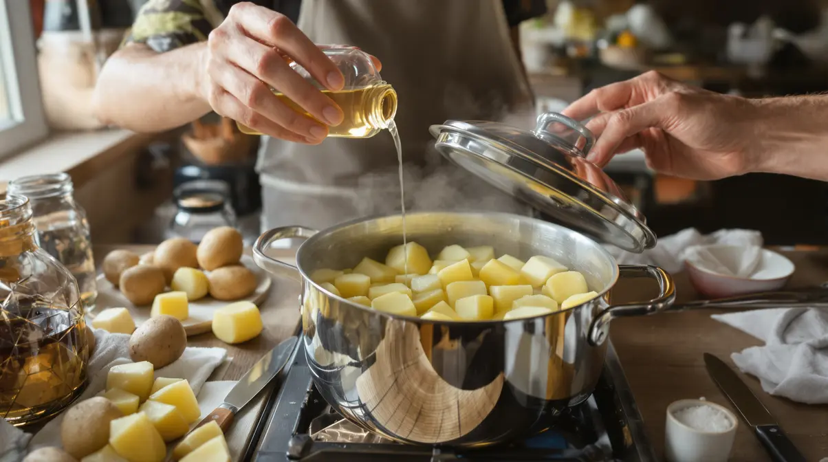 « Mes pommes de terre finissaient toujours en purée » : j’ai changé ce réflexe de cuisson, voici pourquoi « Mes pommes de terre finissaient toujours en purée » : j’ai changé ce réflexe de cuisson, voici pourquoi