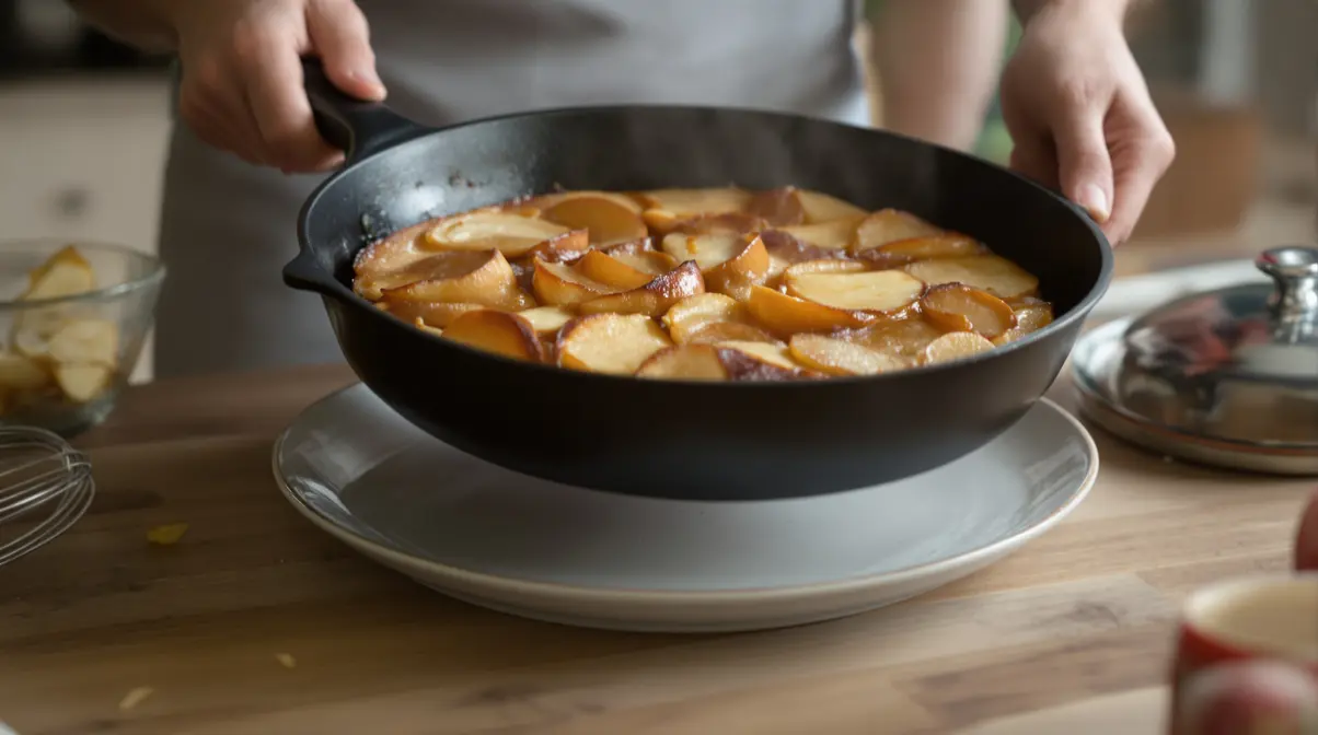 « Une poêle, et c’est tout » : j’ai trouvé mon gâteau aux pommes favori sans allumer le four « Une poêle, et c’est tout » : j’ai trouvé mon gâteau aux pommes favori sans allumer le four